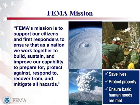 doh mission and vision|fema vision statement.
